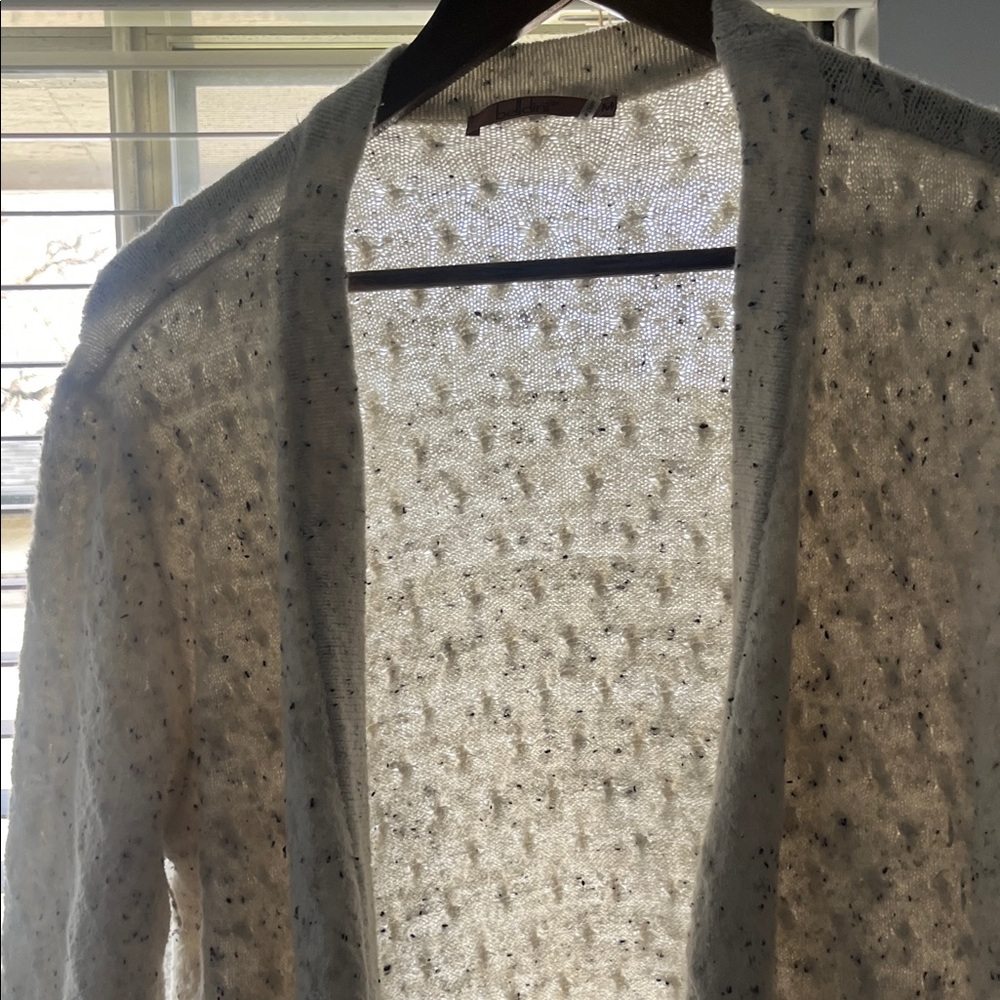 Belldini Cream Speckled Open Cardigan